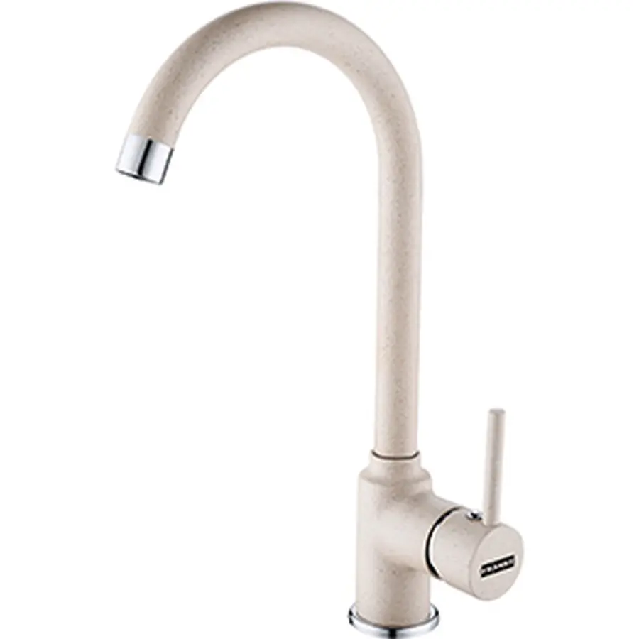 Смеситель для кухни Franke Pola С поворотным изливом фрагранит Сахара