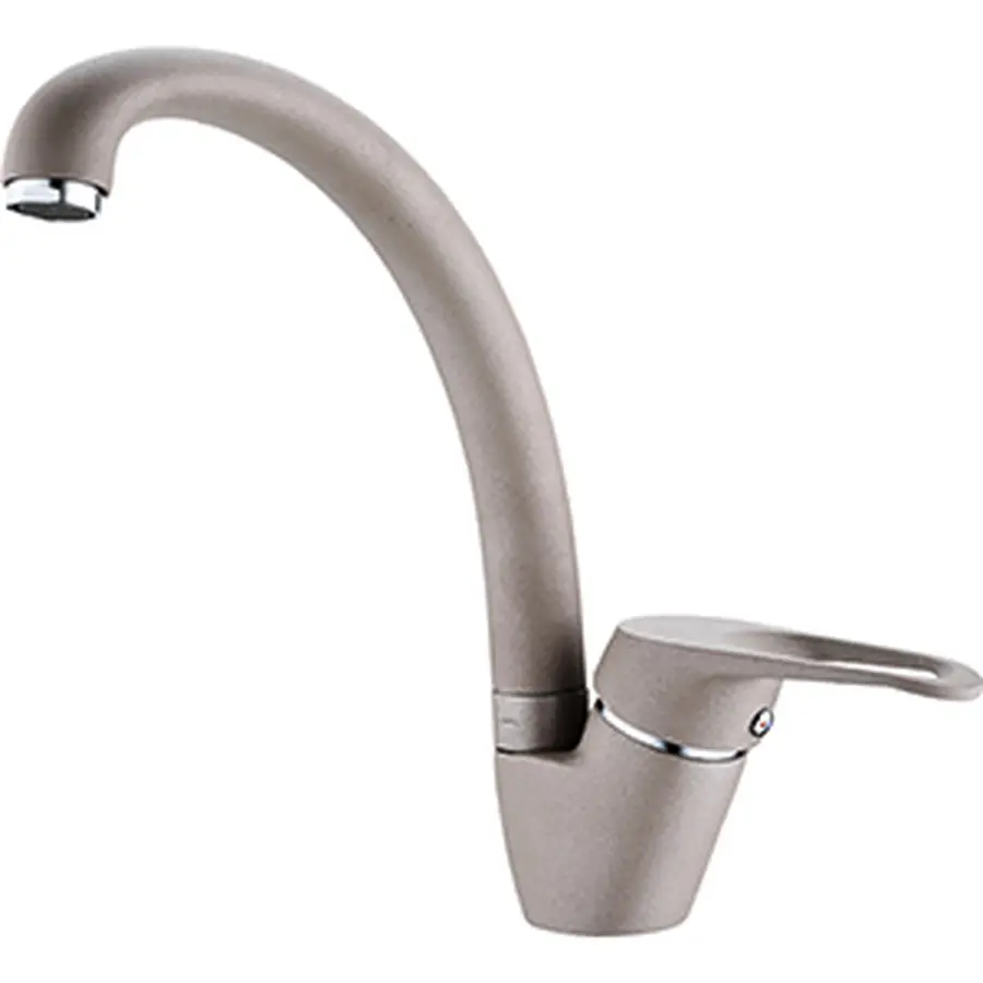 Смеситель для кухни Franke Vega С поворотным изливом фрагранит Миндаль