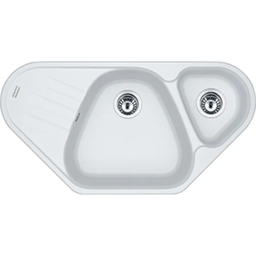 Кухонна гранітна мийка Franke Antea AZG 661-E Фраграніт Білий