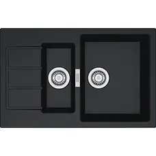 Кухонна гранітна мийка Franke Sirius SID 651-78 Тектонайт Чорний