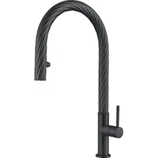 Кухонний змішувач Franke Maris Free by Dror Витяжний з душем Чорний матовий