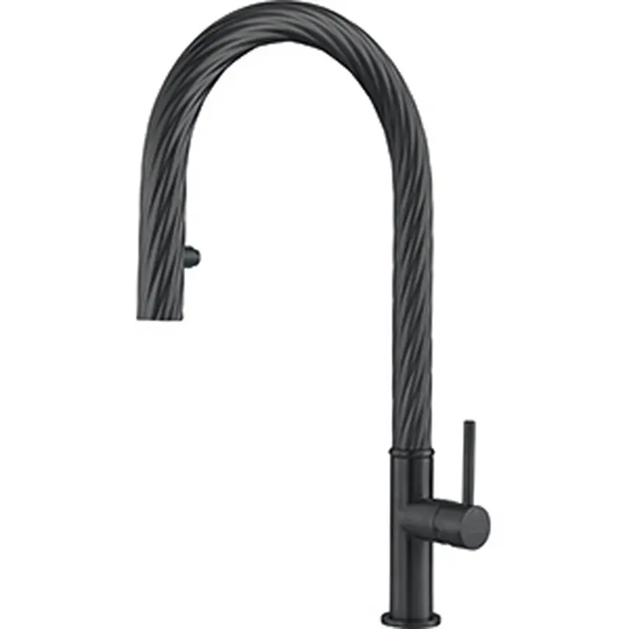 Кухонный смеситель Franke Maris Free by Dror Вытяжной с душем Черный матовый