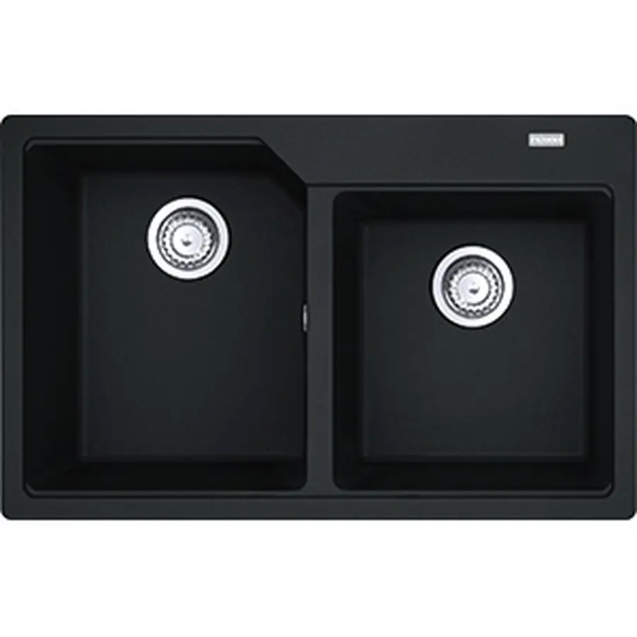 Кухонная гранитная мойка Franke Urban UBG 620-78 фрагранит Оникс