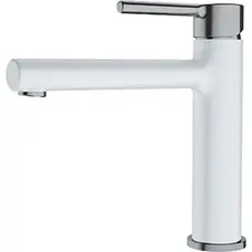 Кухонний змішувач Franke Centro З поворотним виливом Білий / нержавіюча сталь оптик