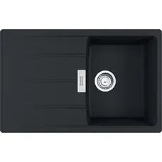 Кухонна гранітна мийка Centro CNG 611-78 Фраграніт Чорний матовий