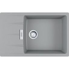 Кухонная гранитная мойка Centro CNG 611-78 XL фрагранит Серый камень