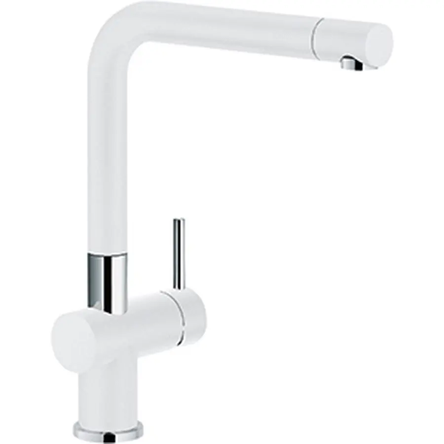 Кухонний змішувач Franke Active Plus З поворотним виливом Хром-Білий
