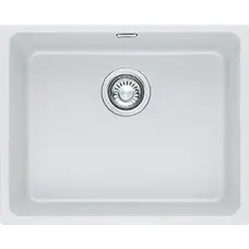 Кухонная гранитная мойка Franke Kubus KBG 110-50 фрагранит Белый