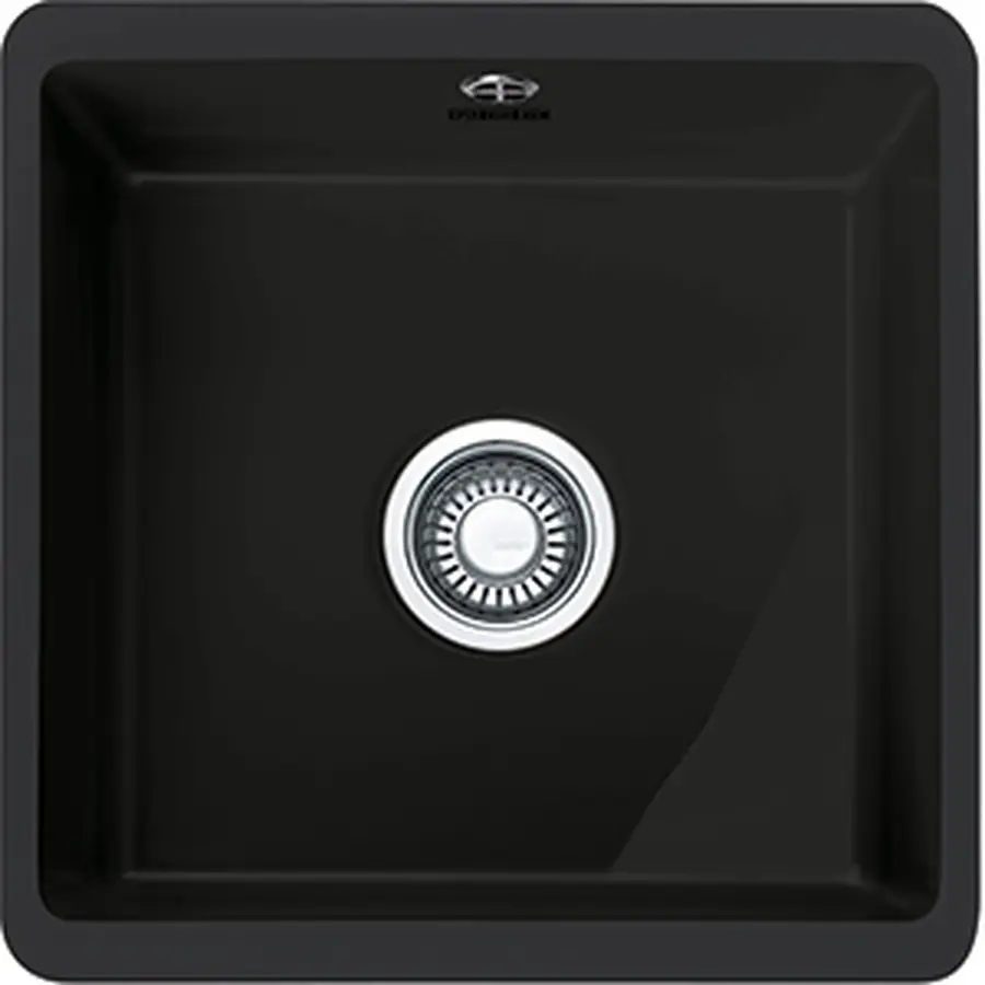 Кухонна гранітна мийка Franke Kubus KBK 110-40 Fraceram Чорний матовий Кухонна гранітна мийка Franke Kubus KBK 110-40 Fraceram Чорний матовий