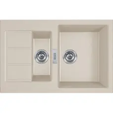 Кухонна гранітна мийка Franke Sirius 2.0 S2D 651-78 Тектонайт Сахара