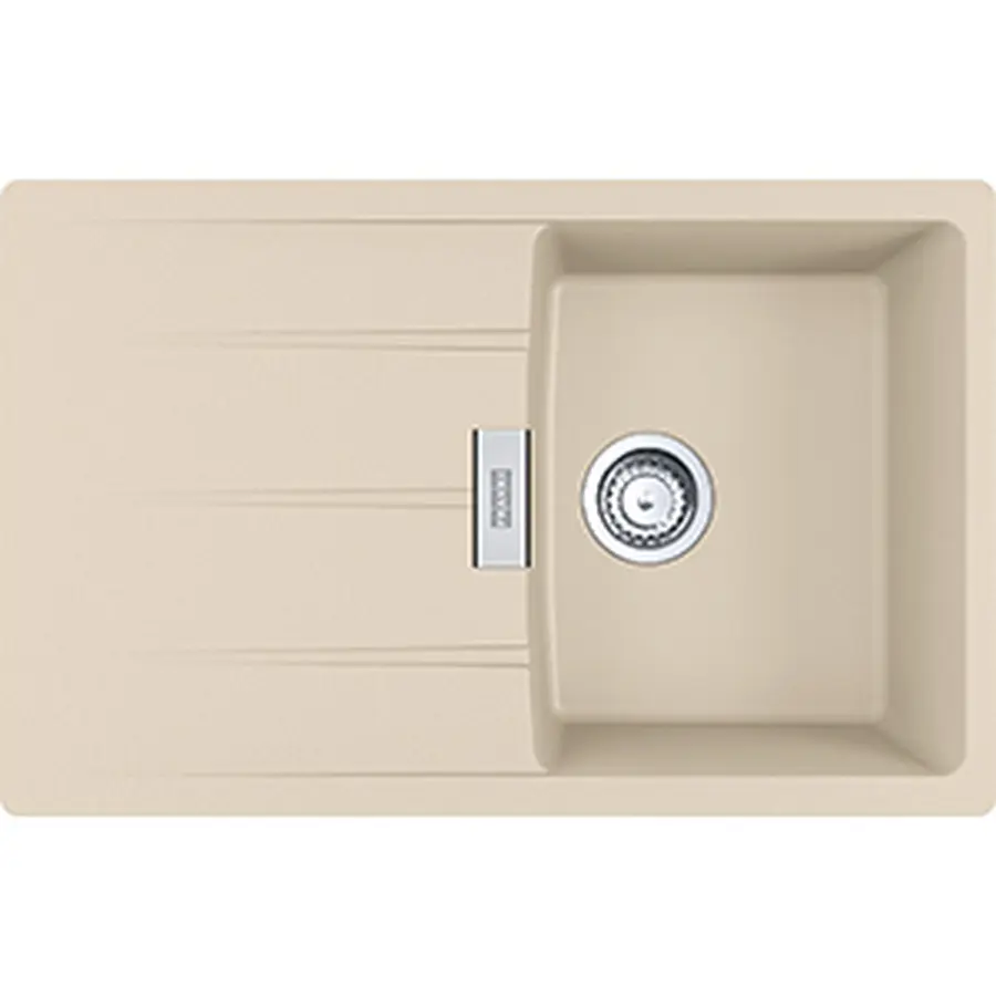 Кухонна гранітна мийка Centro CNG 611-78 Фраграніт Бежевий