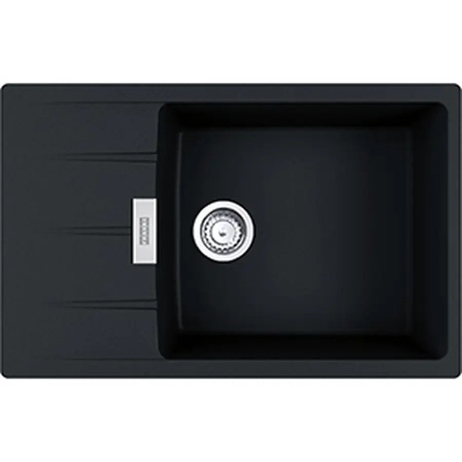 Кухонна гранітна мийка Centro CNG 611-78 XL Фраграніт Онікс