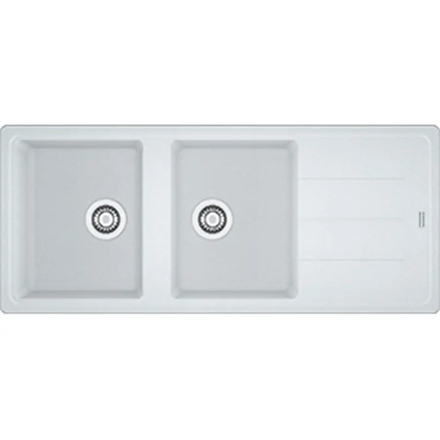 Гранітна кухонна мийка Franke Basis BFG 621-116 Фраграніт Білий