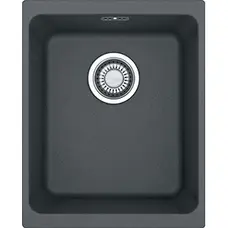 Кухонная гранитная мойка Franke Kubus KBG 110-34 фрагранит Графит