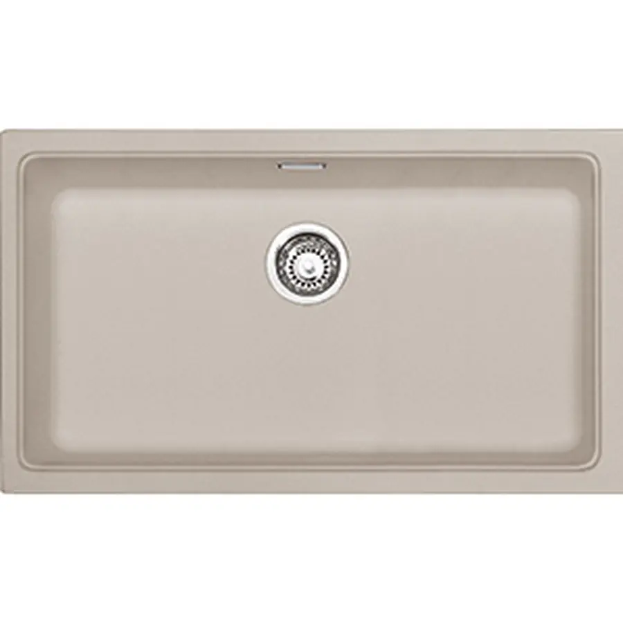 Кухонная гранитная мойка Franke Kubus KBG 110-74 фрагранит Сахара