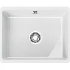 Кухонна гранітна мийка Franke Kubus KBK 110-50 Fraceram Білий
