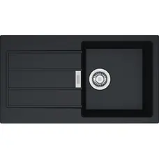Кухонна гранітна мийка Franke Sirius SID 611-78 Slim XL Тектонайт Чорний
