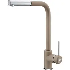 Кухонний змішувач Franke Sirius З витяжним виливом Хром-Мигдаль