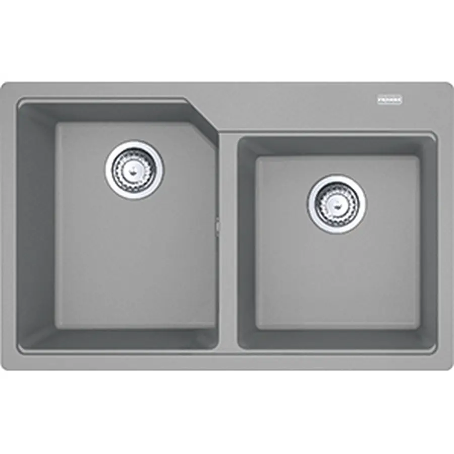 Кухонная гранитная мойка Franke Urban UBG 620-78 фрагранит Серый камень