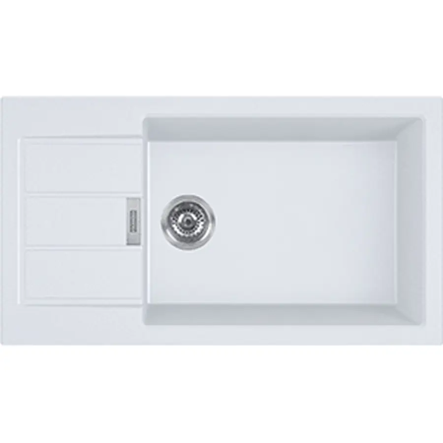 Кухонна гранітна мийка Franke Sirius 2.0 S2D 611-78 XL (435) Тектонайт Білий Кухонна гранітна мийка Franke Sirius 2.0 S2D 611-78 XL (435) Тектонайт Білий