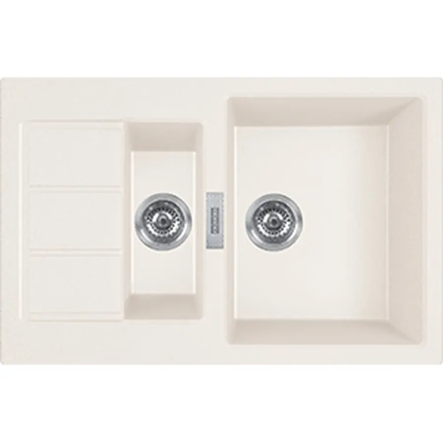 Кухонна гранітна мийка Franke Sirius 2.0 S2D 651-78 Тектонайт Маскарпоне Кухонна гранітна мийка Franke Sirius 2.0 S2D 651-78 Тектонайт Маскарпоне