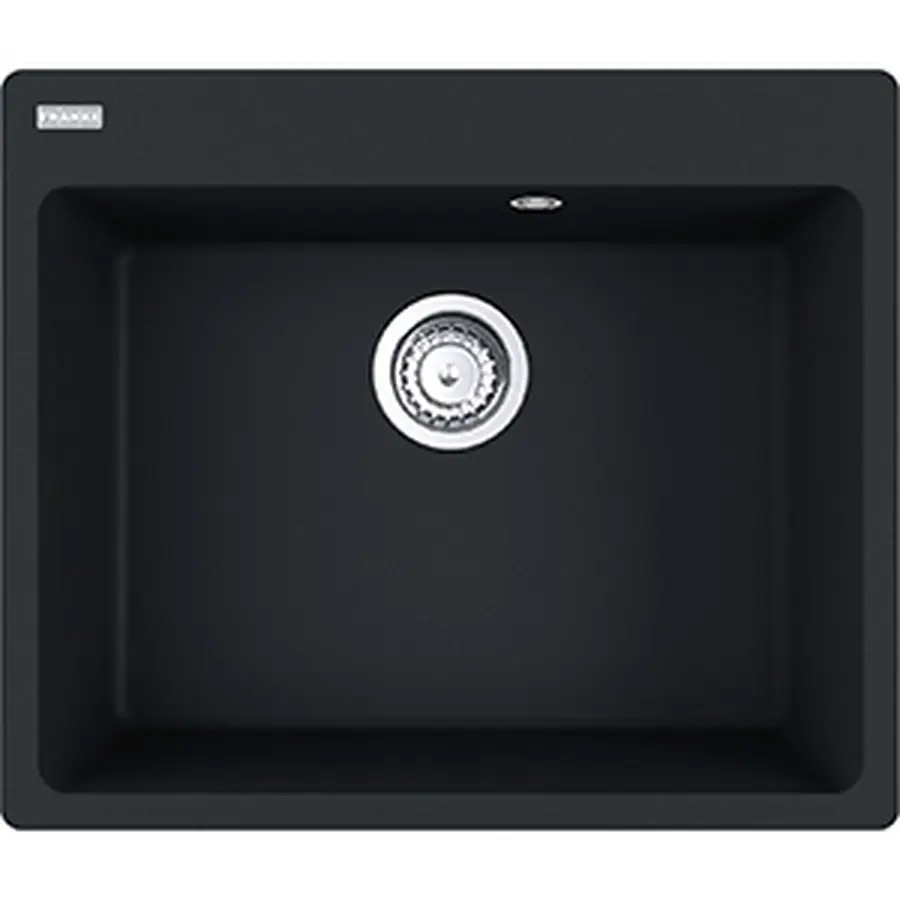 Гранітна кухонна мийка Franke Centro CNG 610-54 Фраграніт Чорний матовий