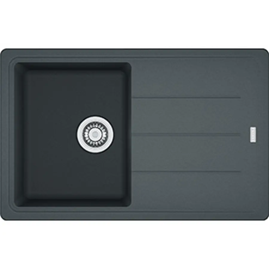 Гранітна кухонна мийка Franke Basis BFG 611-78 Фраграніт Графіт