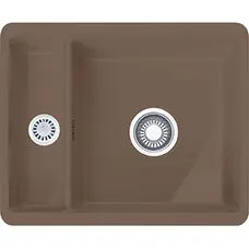 Кухонна гранітна мийка Franke Kubus KBK 160 Fraceram Капучіно