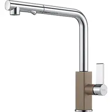 Кухонний змішувач Franke Maris З витяжним виливом та функцією душу Фраграніт Мигдаль