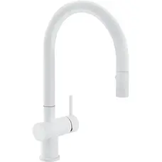 Кухонний змішувач Franke Active Neo Витяжний з душем Білий матовий