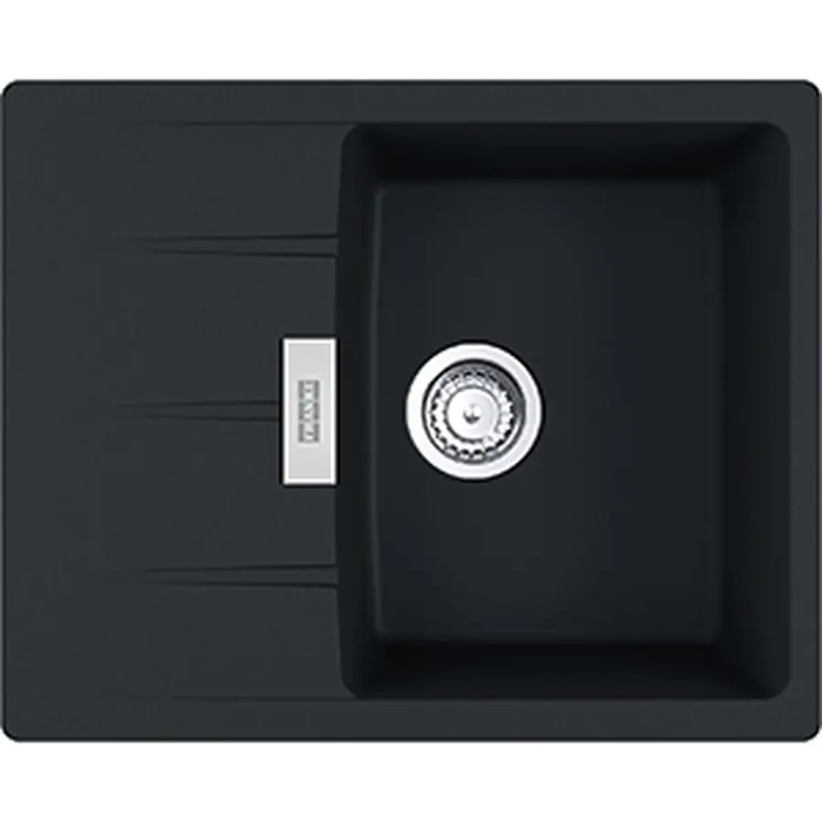 Гранітна кухонна мийка Franke Centro CNG 611-62 Фраграніт Чорний матовий