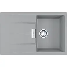 Кухонна гранітна мийка Centro CNG 611-78 Фраграніт Сірий камінь