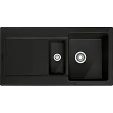Кухонна гранітна мийка Franke Maris MRK 651-100 Fraceram Чорний матовий