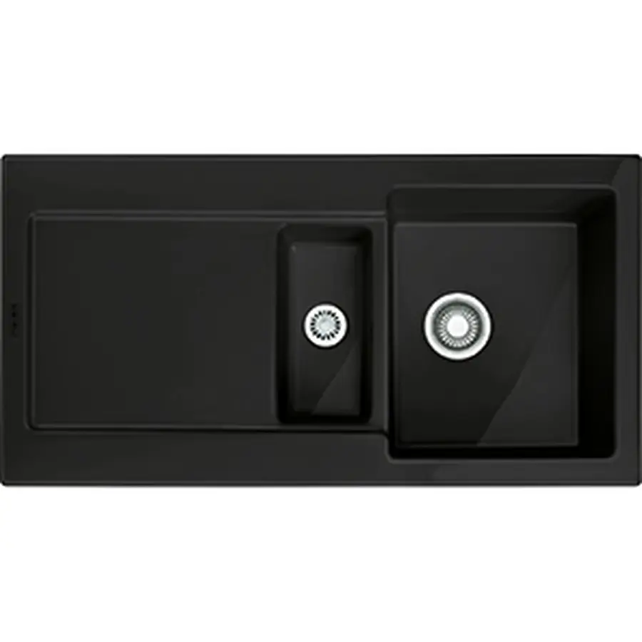 Кухонная гранитная мойка Franke Maris MRK 651-100 Fraceram Черный матовый Кухонная гранитная мойка Franke Maris MRK 651-100 Fraceram Черный матовый