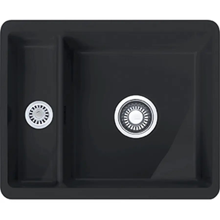 Кухонна гранітна мийка Franke Kubus KBK 160 Fraceram Онікс