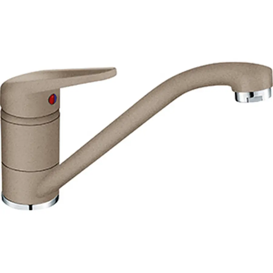 Смеситель для кухни Franke Novara Plus С поворотным изливом фрагранит Миндаль
