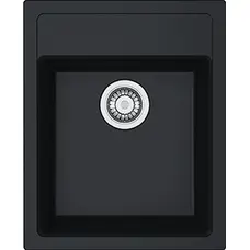 Кухонна гранітна мийка Franke Sirius SID 610-40 Тектонайт Чорний