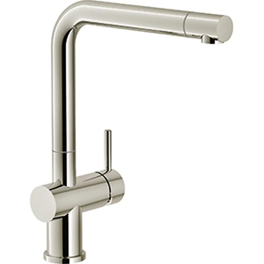 Змішувач кухонний Franke Active Plus з поворотним виливом нікель