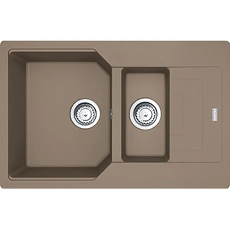 Кухонная гранитная мойка Franke Urban UBG 651-78 фрагранит Миндаль