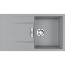 Кухонна гранітна мийка Centro CNG 611-86 Фраграніт Сірий камінь