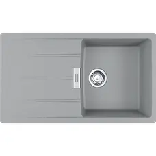Кухонна гранітна мийка Centro CNG 611-86 Фраграніт Сірий камінь