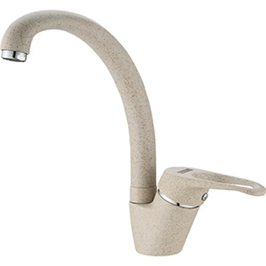 Смеситель для кухни Franke Vega С поворотным изливом фрагранит Бежевый