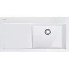 Кухонна гранітна мийка Franke Mythos MTK 611-100 Fraceram Білий