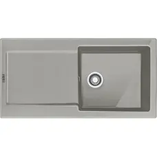 Кухонна гранітна мийка Franke Maris MRK 611-100 Fraceram Сірий матовий