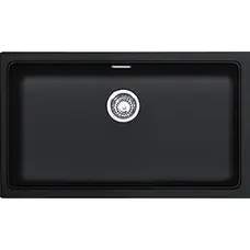 Кухонная гранитная мойка Franke Kubus KBG 110-74 фрагранит Оникс