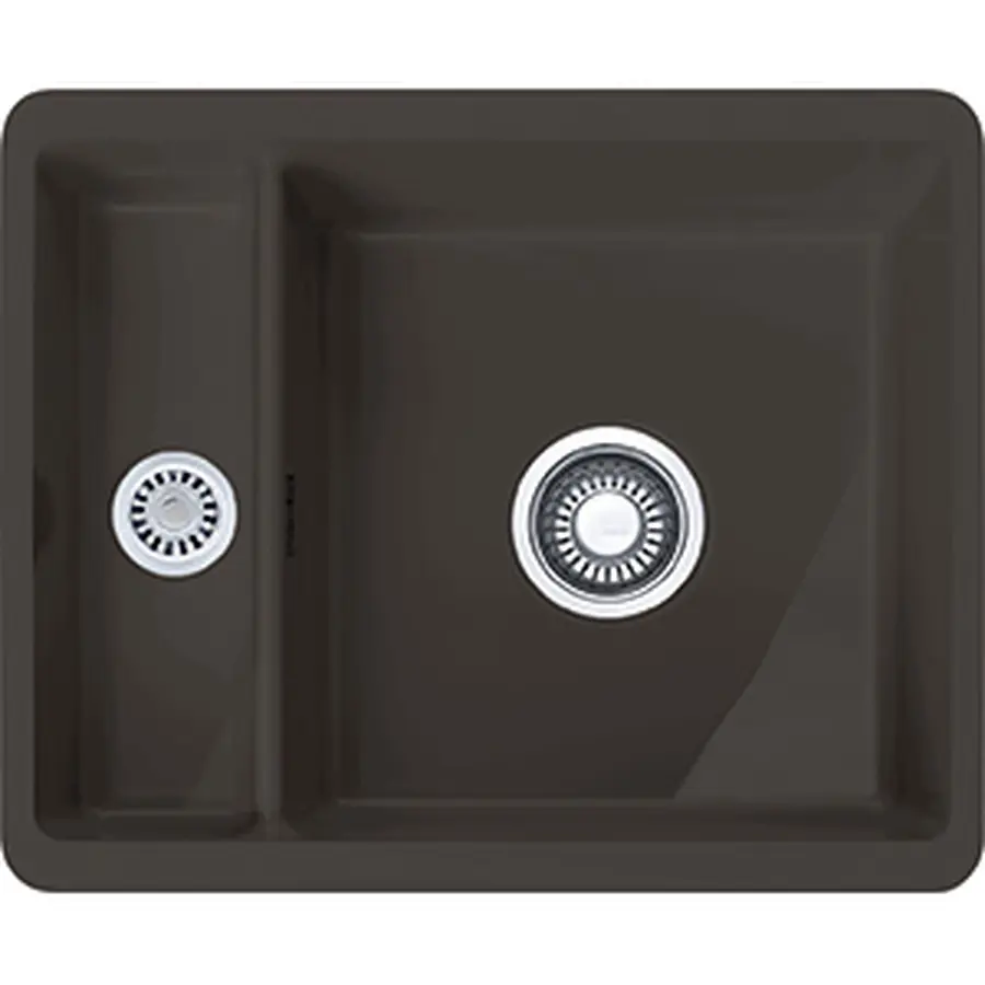 Кухонна гранітна мийка Franke Kubus KBK 160 Fraceram Графіт