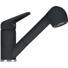 Кухонний змішувач Franke Novara Plus З витяжним виливом та функцією душу Онікс