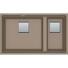 Кухонная гранитная мойка Franke Kubus 2 KNG 120 фрагранит Миндаль