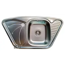 Кухонна мийка з нержавіючої сталі Galaţi Meduză Nova Satin 9550