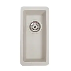 Кухонная гранитная мойка под столешницу Galaţi Mira U-160 Biela (101) 42 * 20